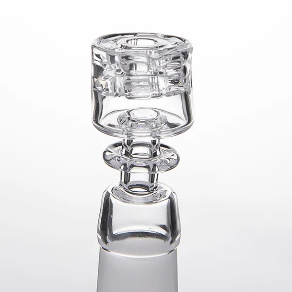 Roken Accessoires Diamond Knot Quartz Domeloze Nail met 10/14 / 19mm Mannelijke / Vrouwelijke Joint SetSmoking Bong Dab Rig SKGA500-Q-C SKGA409-Q-A
