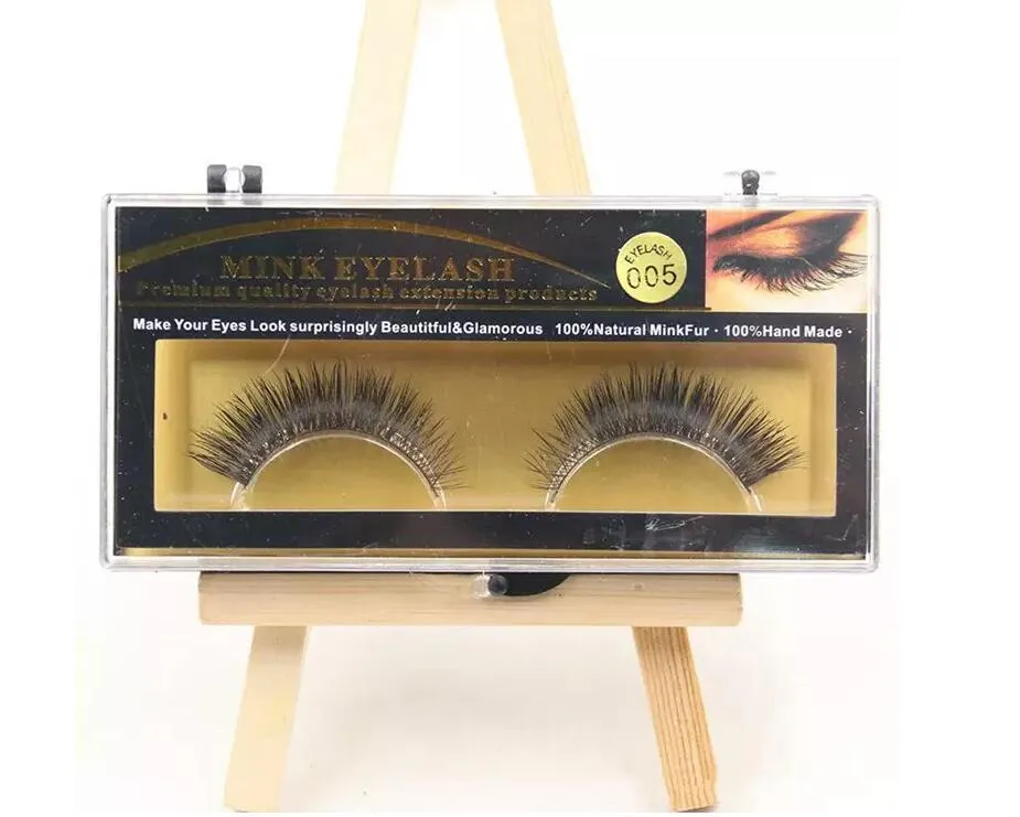 Premium Quality Mink False Eyelashes Naturally Messy Bushy False Eyelashes Fashion True Hair Cross False Eyelashes Makeup Tool