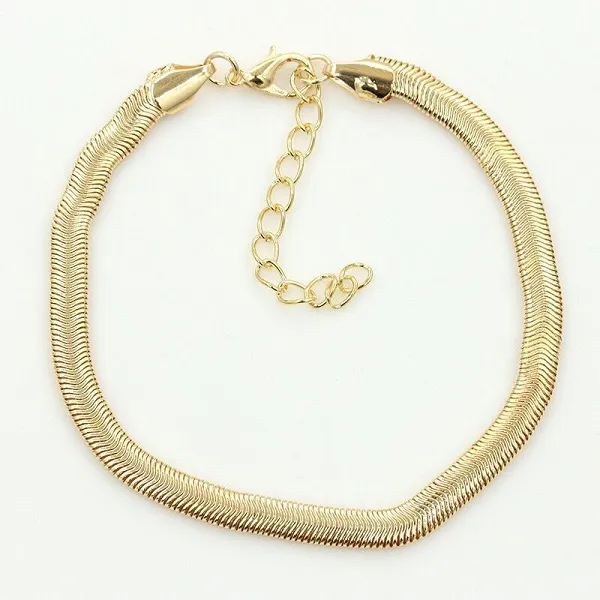Nowa srebrna/złota łańcuch Bransoleta Anklet Summer Beach Foot Jewelry Akcesoria dla kobiet i dziewcząt3480572