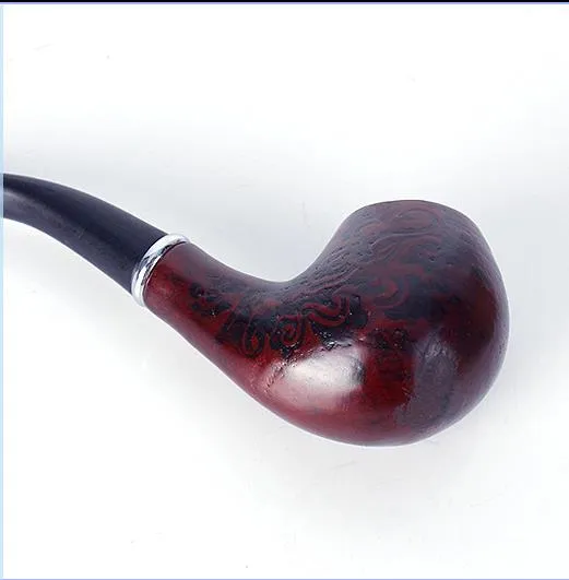 The round pipe smooth red resin removable creative Yanju