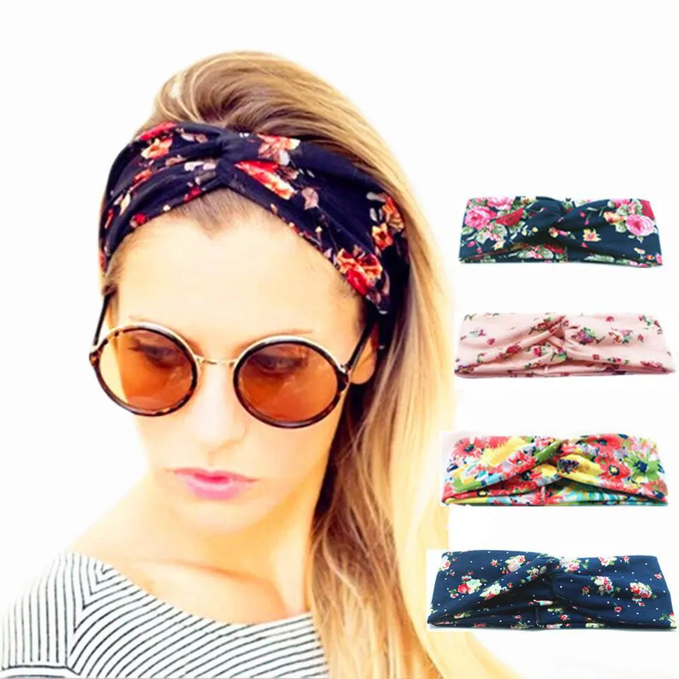 Fascia Capelli Boho Donna 4 Pezzi | Turbante Elastico Sportivo | Per Yoga E Sport - Foto 4