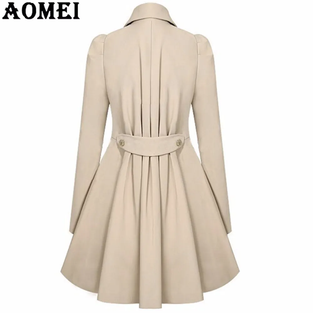 Womens Navy Windbreaker Coat, Long Elegant Style | DHgate