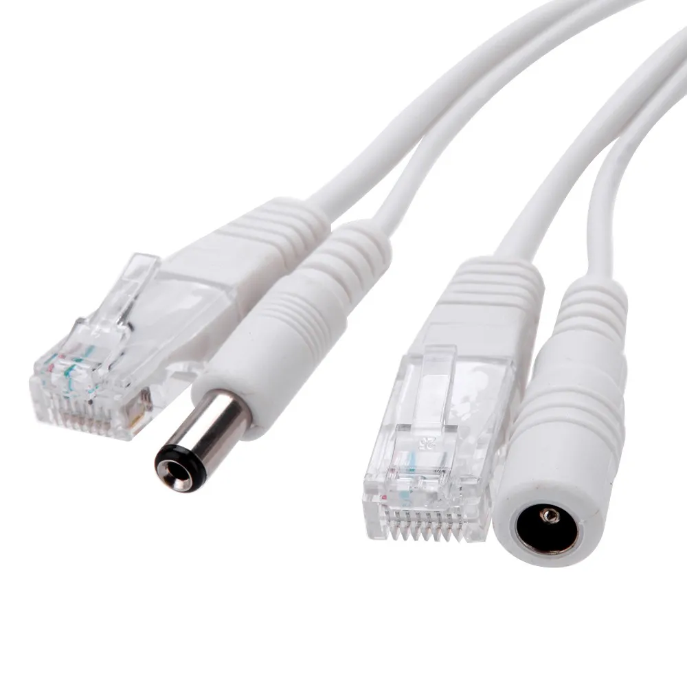 PoE Adapter CCTV POE Switch Cable And Connectors Passive Power Over  Ethernet PoE Adapter RJ45 Injector + Splitter Kit 5V 12V 24V From Fannyli,  $1.59
