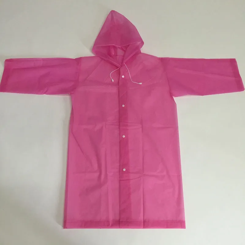 Chlidren Eva Miljö Raincoat Student Hooded Jacket Girl Boy Rain Coat Poncho Raincoat Kids Lång Transparent Rainwear QW7227