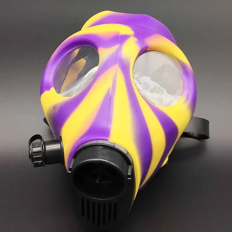 Party Shisha Gas Silikon-Maske Bong Tabacco Shisha Rohr Maske für Rauchen Rohr Werkzeuge Zubehör Acrylglas Bong