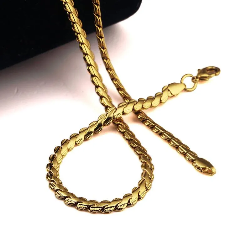 Hip Hop 55 cm Gold Chain Men Tide Brand Night Club Party Jewelry Chain Men High Street Rock Rapper Halsband 7218766