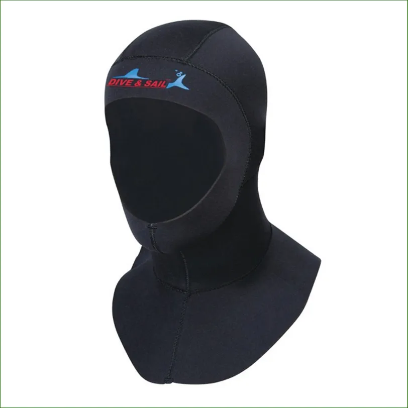 DC02H 3mm Neoprene Diving Hat With Shoulder Professional Uniex Swimming