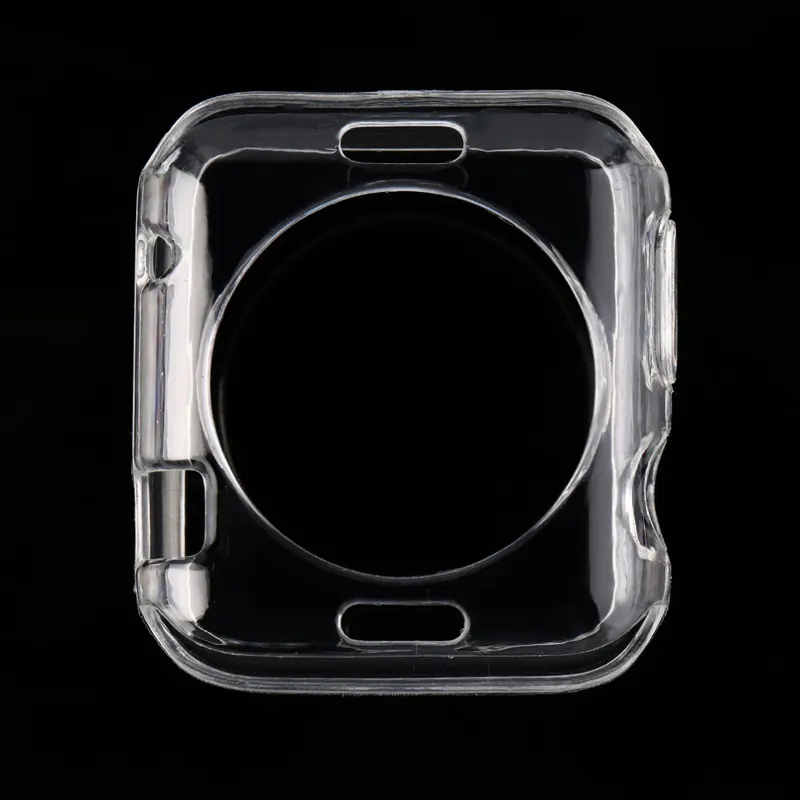 Weiche TPU-Stoßstange für Apple iWatch-Gehäuse 45 mm, 41 mm, 44 mm, 40 mm, 42 mm, 38 mm, iWatch-Zubehör für Apple Watch iWatch Serie 7, 6, 5, 4, 3, 2