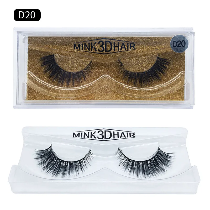 3D Mink Eyelashes False Lashes Thick Natural Long Eyelashes Beauty Eyes Makeup Individual Eyelash Extensions Mink Eye Lashes 15 Models