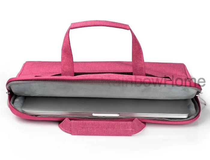 Laptop PC Handbag Shoulder Bag Briefcase for DELL HP LENOVO Macbook ASUS 13 15 Inch Protective Zipper Bags with Strap