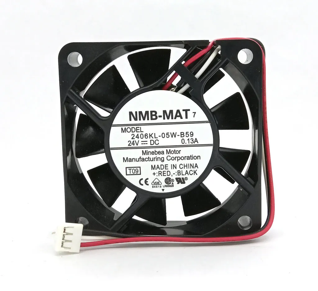 Yeni Orijinal NMB 2406KL-05W-B59 DC24V 0.13A 60X60X15MM 3LINES Alarm Sinyali Sinir Soğutma Fanı