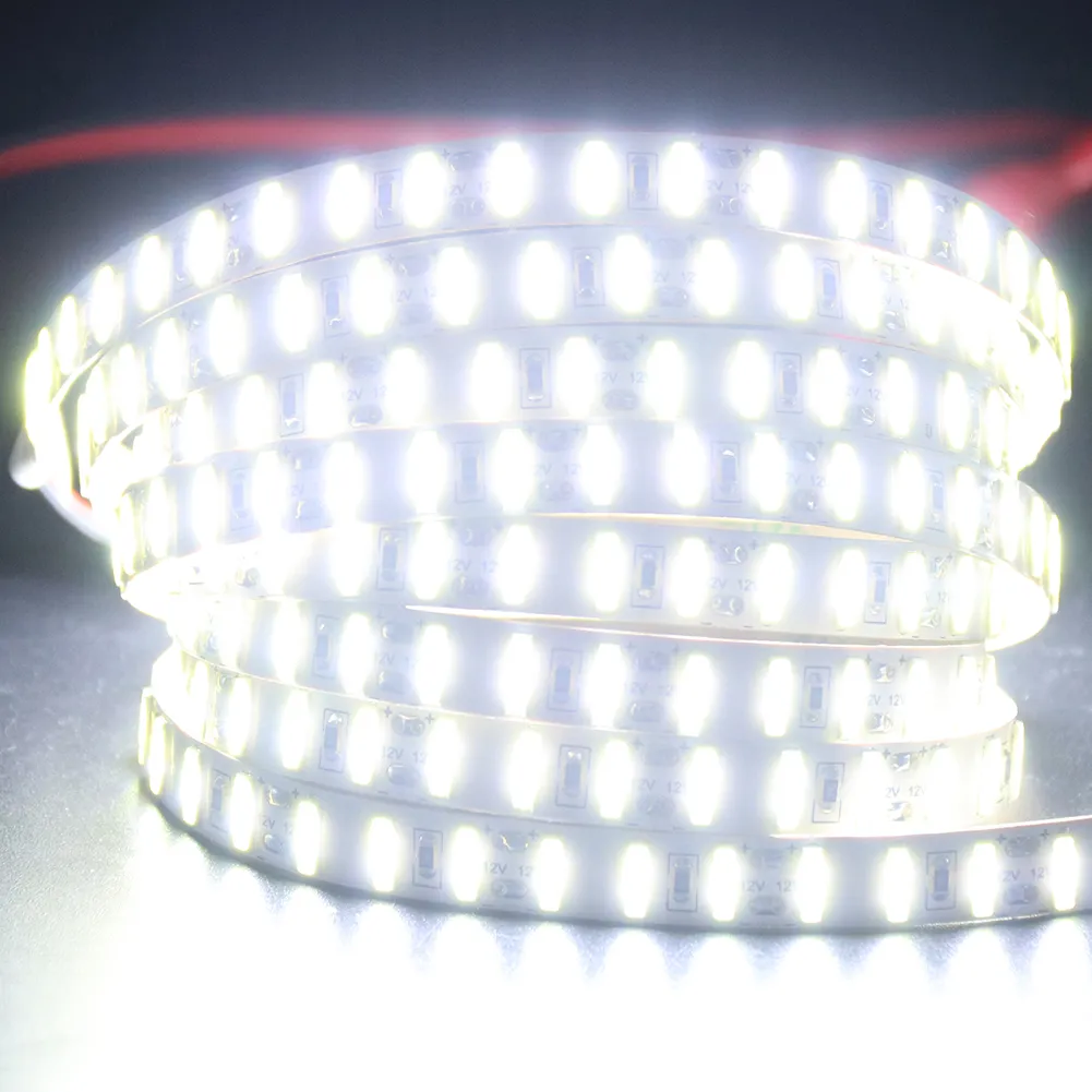 LED-Streifenlicht, 5 m, 8520 SMD, DC 12 V, 120 LEDs/m, wasserdicht, IP65, IP33, flexibles Band, LED-Lichterkette, Nachtdekoration