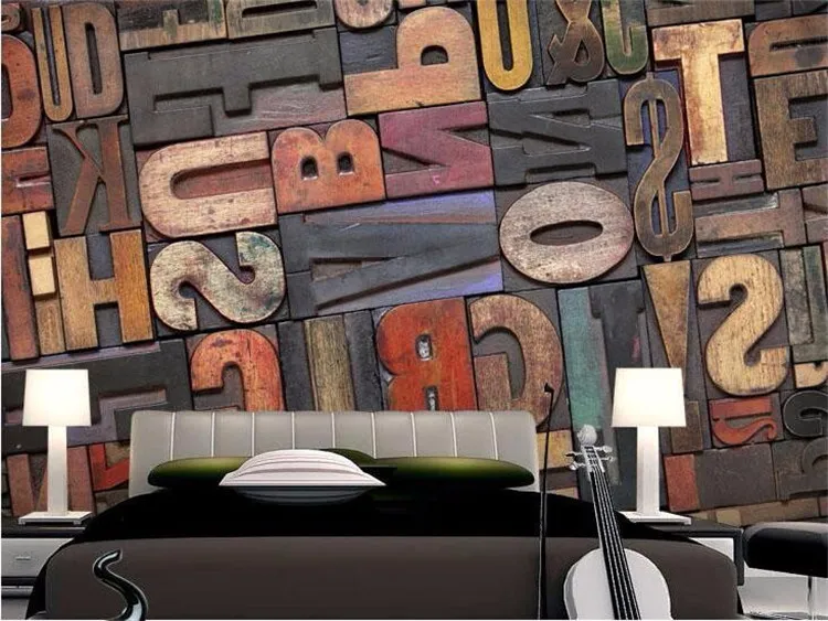 Carta da parati fotografica Arkadi 5d Carta da parati 3D in legno stereoscopico di alta qualità Carta da parati Cafe Bar carta da parati pittura murale soggiorno