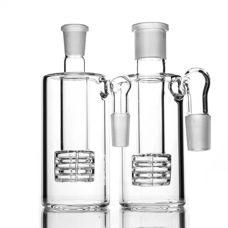 Glass Ash Catcher matrix perc 14mm 14.4mm 18.8mm 18mm Male Female glass Ashcatchers good quality Bubbler Ashcatcher 45 90 Degree