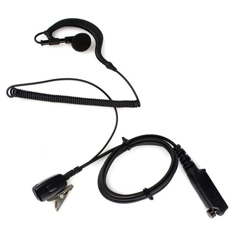 PTT MIC G Vorm Oortelefoon Headset voor Sepura STP8000 Walkie Talkie Ham Radio H4R9