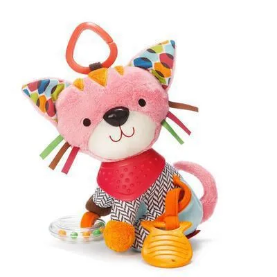 7 Styles Baby Rattle Bell Baby Infant Crib Stroller Hanging Toy Cute Cartoon Animals Stuffed Plush Pacify Dolls3470145