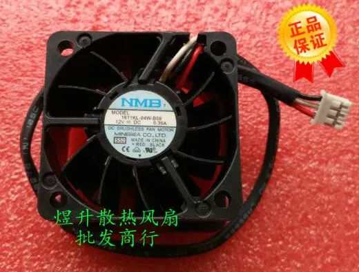 Toptan: NMB 4028 1611KL-04W-B59 DC12V 0.39A 40 * 40 * 28mm 3 telli Çift bilyalı rulman sunucu dağınık ısı dağıtıcı fan