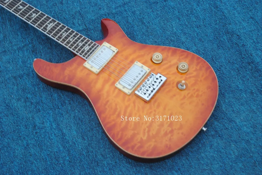Chegada Nova Custom Shop guitarra vermelha estourou guitarra elétrica Rosewood Fingerboard