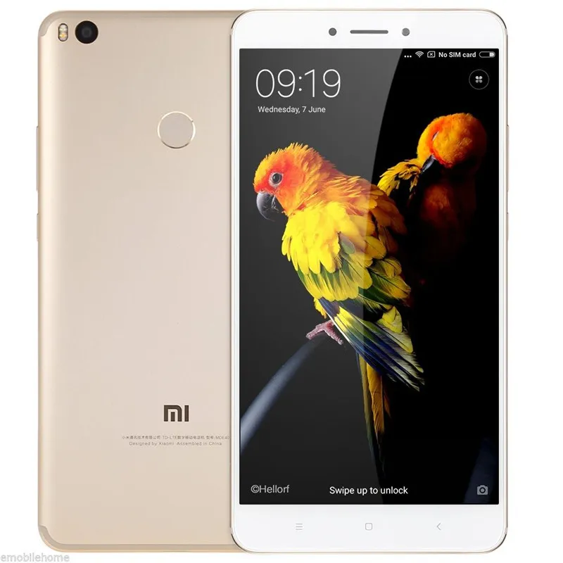 Xiaomi Mi Max 2 4G LTE Mobile Phone - 4GB/32GB/64GB ROM, Snapdragon 625 Octa Core, Android 6.44, 12MP, Fingerprint ID, Face Smart Cell Phone
