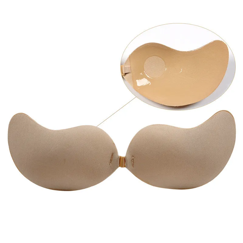 Sexy Women Strapless Backless Seamless Invisible Bra Self-Adhesive