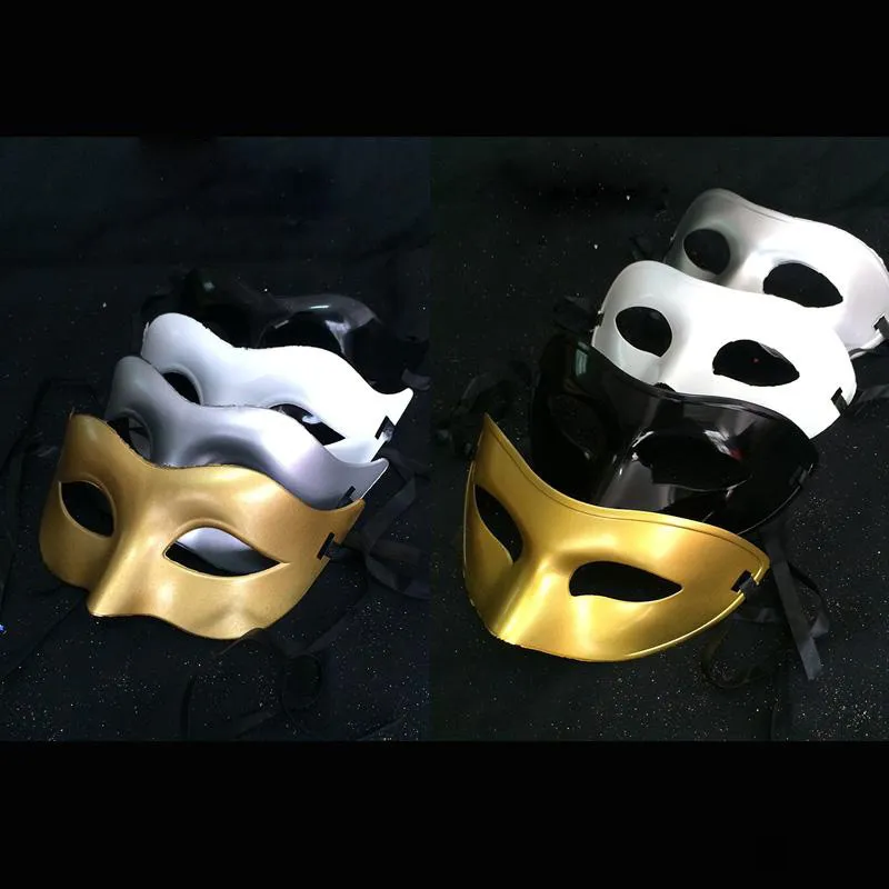 thumbnail image 2 of Masquerade Venetian Half Face Mask – Resin, Unisex, Halloween Fancy Dress Accessory 2 of 2