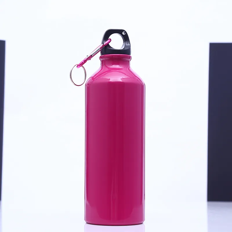 High Quality 300ml-750ml Large Capacity Cycling Camping Bicycle Sports Aluminum Alloy Water Bottle for Outdoor Sport 