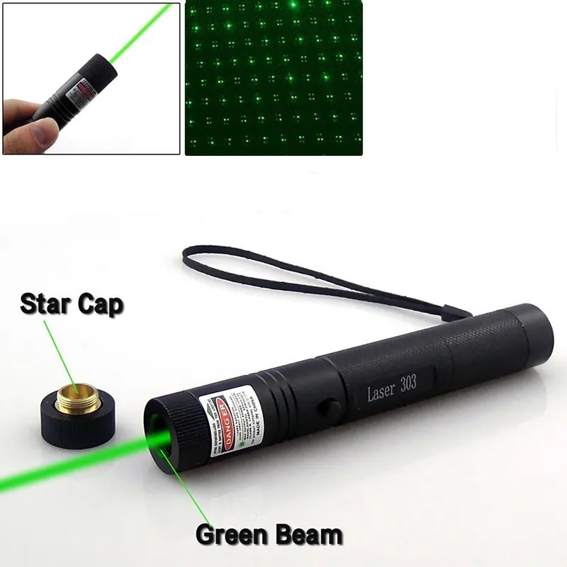 303 Лазерная зеленая лазерная указка Pen Light Lazer Beam Военный Зеленый Красный Лазеры 1mW High Power