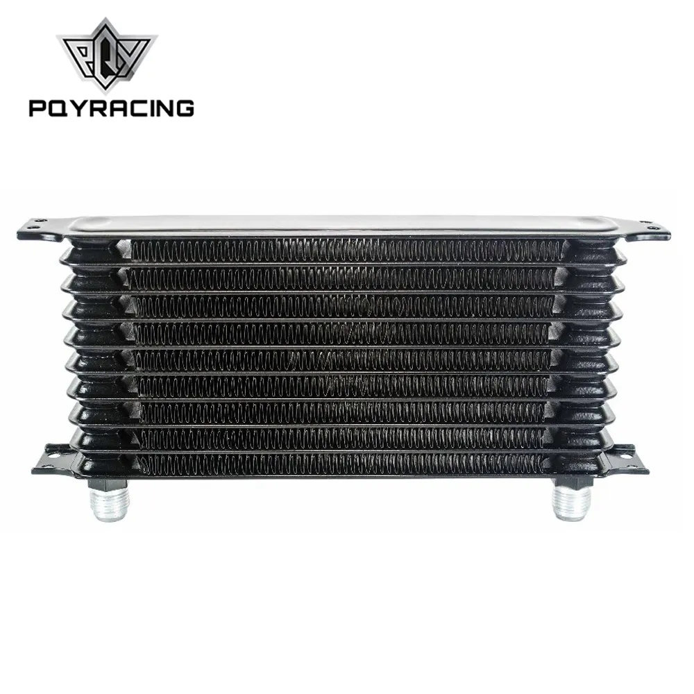 PQY - UNIVERSAL 10 ROW AN-10AN UNIVERSAL OIL COOLER ENGINE TRANSMISSION OIL COOLER kit TRUST TYPE PQY5110BK