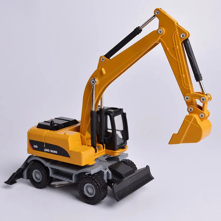 1:50 Alloy Excavator Truck Car Vehicles Modell Diecast för Boys Dream Leksaker Presentbarn Toy