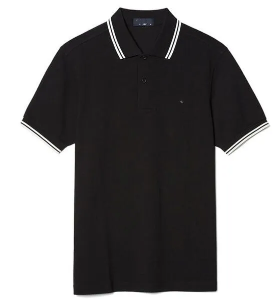 Nova marca de verão dos homens polo bordado camisa mangas curtas topos turn-down colarinho polo roupas masculinas moda casual polo S-3XL