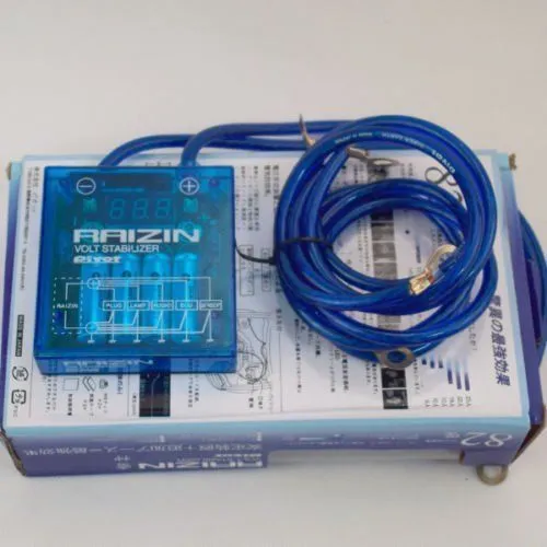 Universal Car Voltage Stabilizer - Fuel Saver Regulator with LED ...