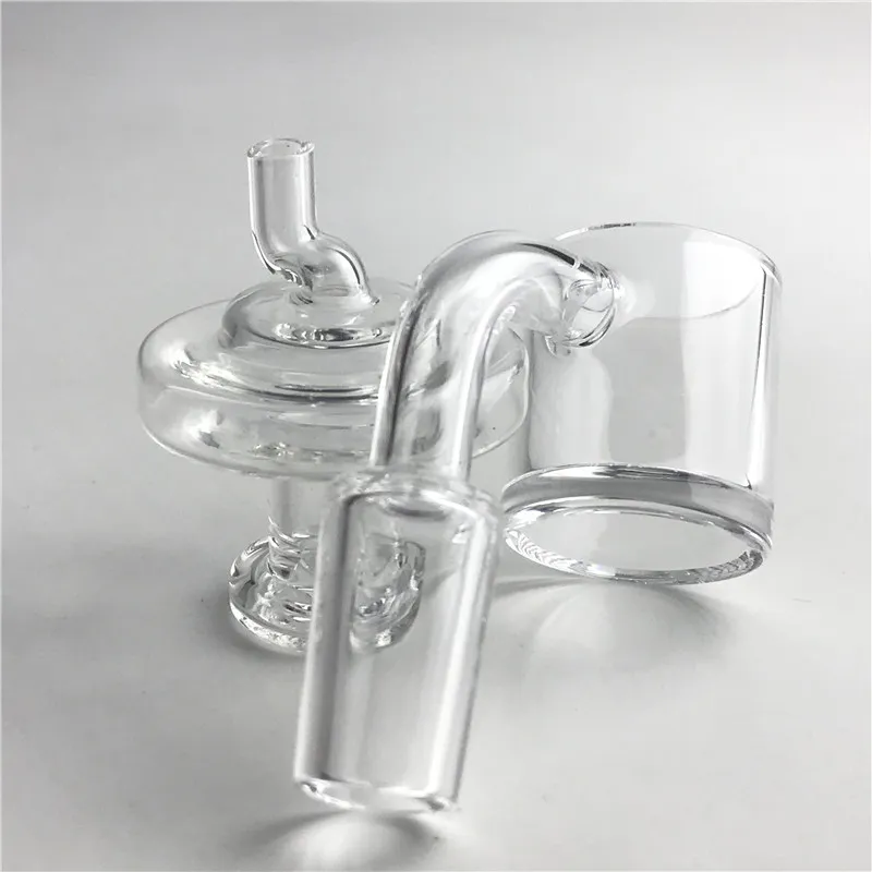 25mm XL 쿼츠 Banger Carb Cap Hookah 4mm 두꺼운 바닥 평면 상위 10mm 14mm 18mm 유리 토로 캡 흡연을위한