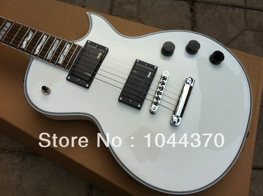 2013 Best Selling Hot ES Standard Eclipse II Biała gitara elektryczna