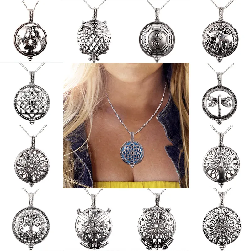Save Big on Bulk Aromatherapy Locket Pendant NEW Vintage Aroma Diffuser  Necklace Open Antique Lockets Pendant Perfume Essential Oil Aromatherapy