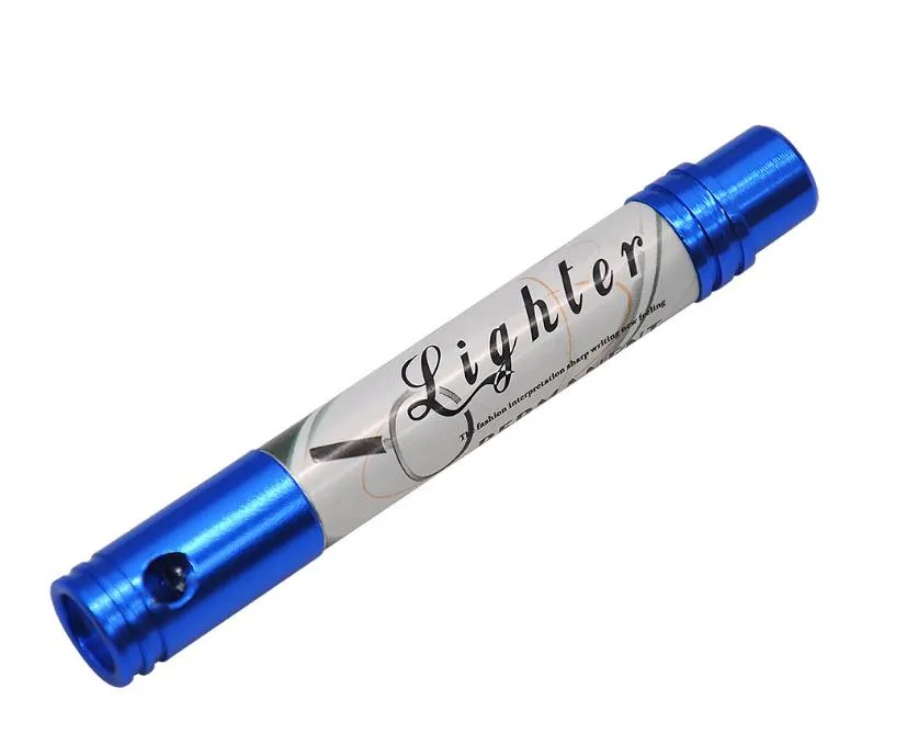 Penna marchio metallico Mini tubo in metallo Portable di pulizia facile