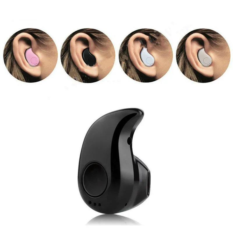 Spor Koşu S530 Mini Stealth Kablosuz Bluetooth 4.1 Kulaklık Stereo Kulaklıklar müzik Kulaklık iphoneX iphone 8 Samsung NOT8