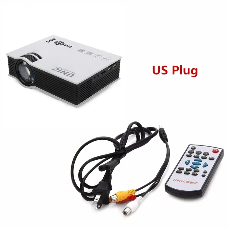 UNIC UC40 UC40 LCD Projector Mini LED Portable 3D HDMI Home Theater ...