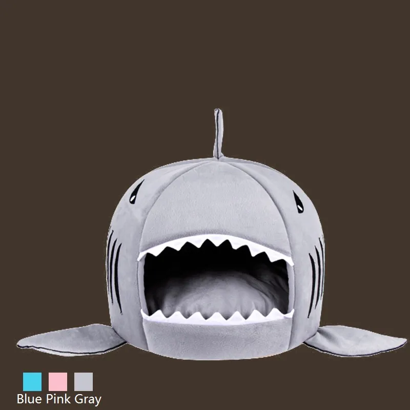 pet supplies shark mouth detachable pet house dog accessories dog bed Tiddy Bichon little dog cat house