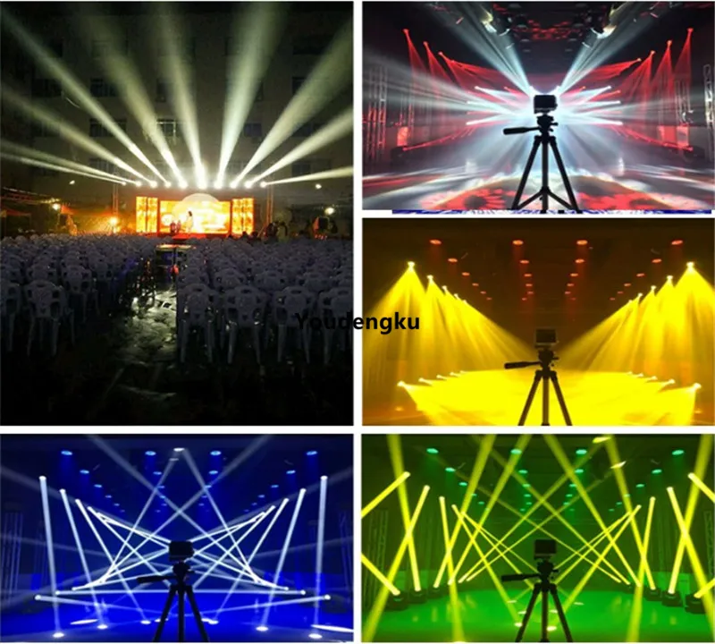 2 stycken Clay Paky Sharpy Stage DMX OSRAM R7 230W BEAM MOVER HEAD LIGHT 230 BEAM 7R I CASS231V