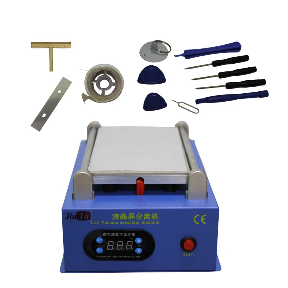 LCD Screen Separator Machine Touch Screen Digitizer Removal Cell Phone Lcd Glass Plate Build In Pump
