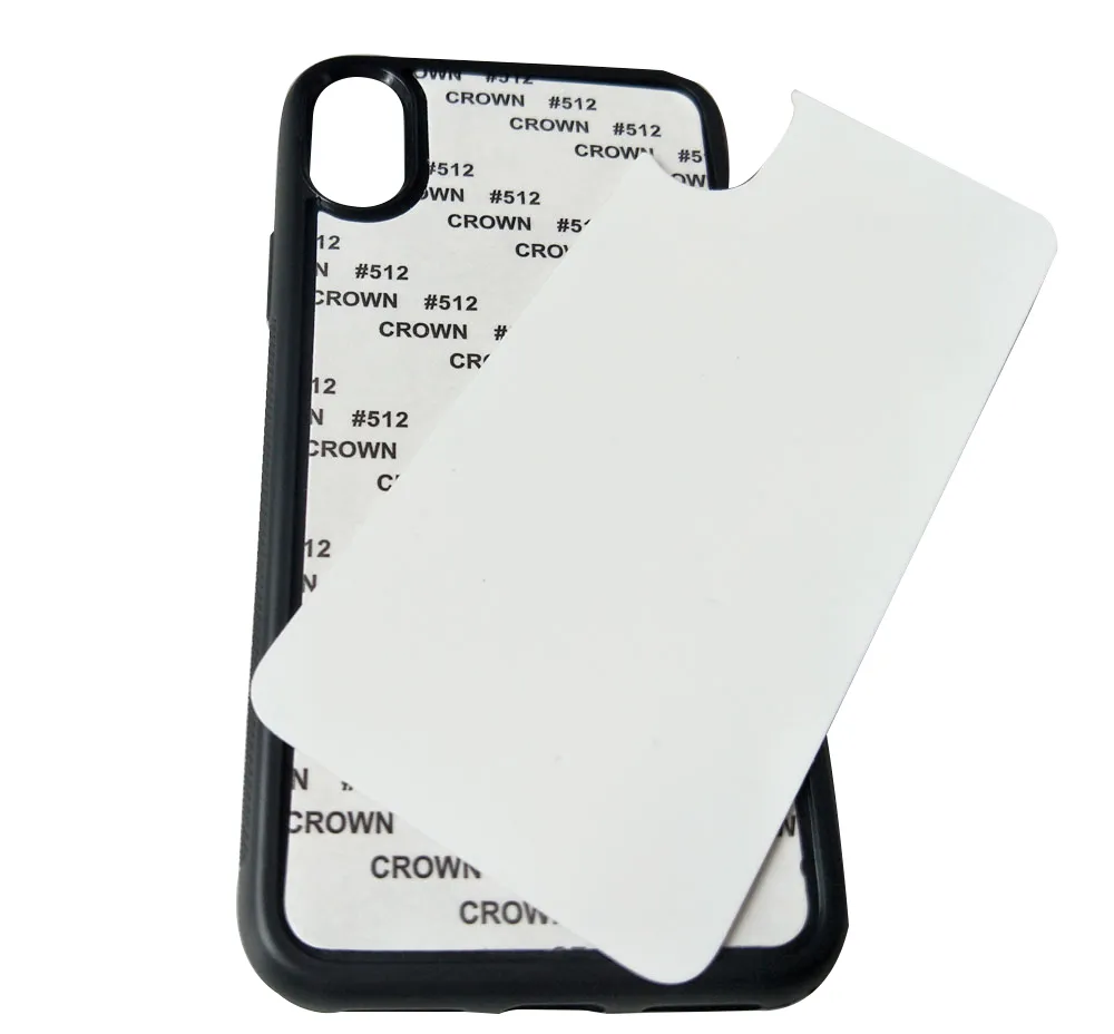 Sublimação diy caso do silicone 2d para iphone 8 em branco capa de transferência de calor impresso sublimação case para iphone x tampa do telefone