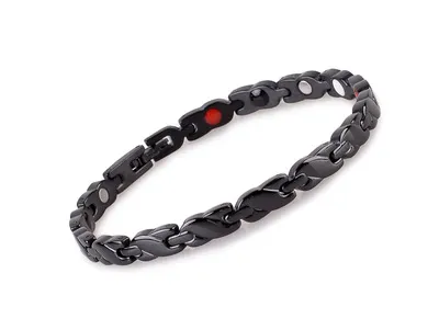 316l Stainless steel men's gold silver balance health chain bracelet with magnet magnetic germanium energy link bracelets benifits jewelry