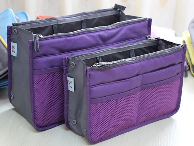 50 unids/lote, bolsa organizadora de maquillaje, bolsas de viaje para hombres y mujeres, bolsas de cosméticos multifuncionales, bolsa de almacenamiento en bolsa, bolso de maquillaje