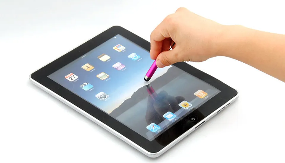 HOT Mini Capacitive Stylus Touch Pen Dust plug For Apple iPhone 4S 4G 3G 3 ipad 2 for HTC cellphone