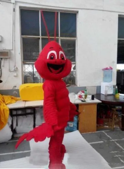 Anpassad röd hummer Mascot Kostymer Halloween kostymer för vuxna djur Mascot Kostymfestival Fancy Dress Ems Gratis frakt