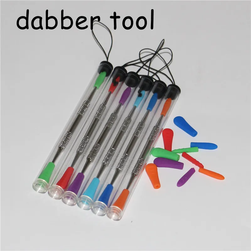 120mm Silicone Tips DAB Tool Wax Carving Tools for Dabbing Metal