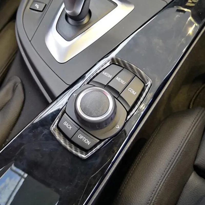 Multimedia Control Knob For BMW 1-7 Series – Black ABS, Front Center Trim, 7-Button Only-1294553