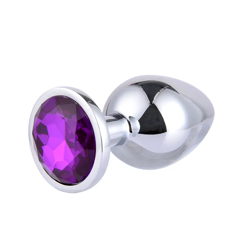 3 Sizes Available Luxury Jewelry Design Stainless Steel Anal Butt Plug Fantasy Alternative Toys SM Large+Medium+Small Anal Stimulate