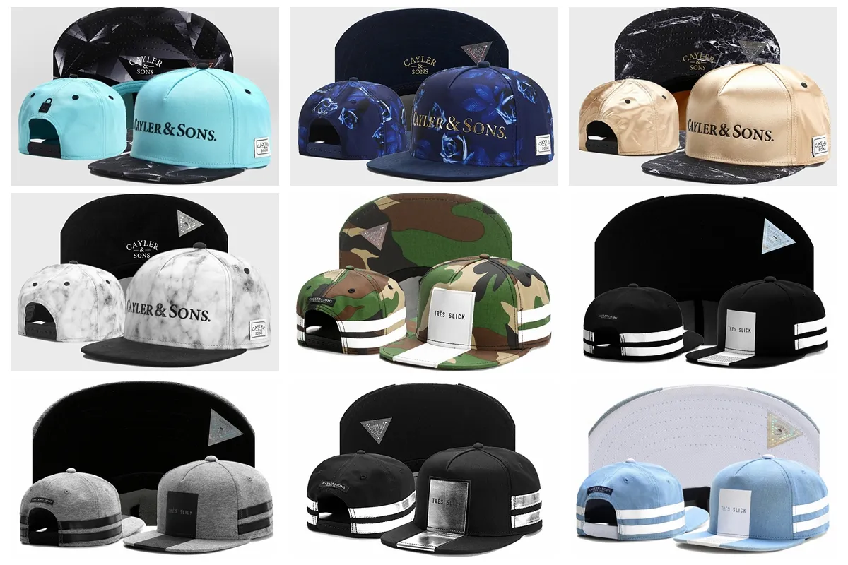 Cayler Sons 2018 nouvelle mode chaude hommes casquettes de Baseball printemps été chapeaux de soleil pour les femmes solide casquette de relance en gros papa chapeau