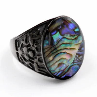 2018 Ny Magic Color Mäns Ring Rostfritt Stål Personlig Fashion Ring Fashion Titanium Steel Ring Partihandel